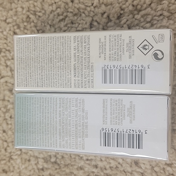 Giorgio Armani Acqua Di Gio and Acqua Di Gioia bnib travel size fragrance - Picture 2 of 2